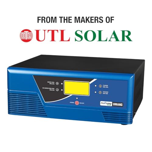 Image of Fujiyama Umang 850VA /12 Solar Inverter | inbuilt PWM Solar Charge Controller | Pure Sine Wave | 36-Month Warranty | Hybrid, Smart Mode, LCD Display | for Home, Office & Shop (Umang 1100)