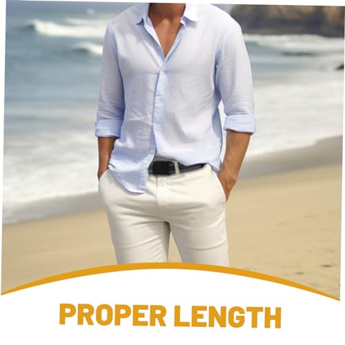 Men Hidden Money Belt with Alloy Buckle Travel Money Belt for Men Theft Design for Outdoor Use Comfortable Convenient Waist Belt for Everyday Style4