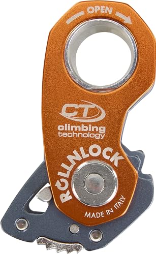 Climbing Technology Unisex – Erwachsene Rollnlock, Anthrazit/Orange sperren, Einheitsgröße