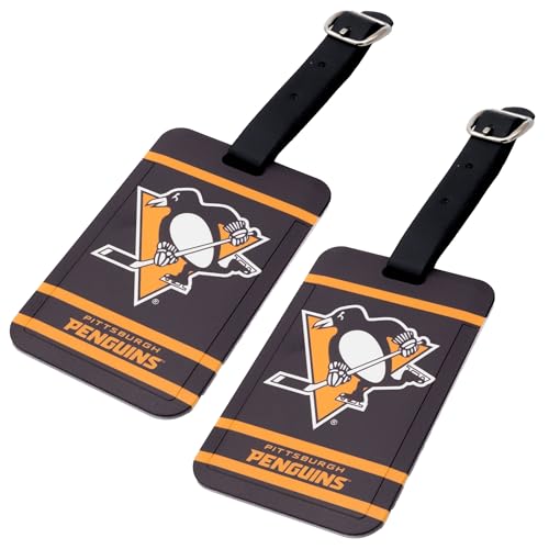 Étiquettes de sac Pittsburgh Penguins NHL pour voyages et green