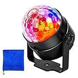 パーティーライト ディスコライト ミラーボール型 舞台照明 ストロボ カラオケ機器 サウンド ストロボ用 パーティーバー 誕生日 結婚式 ホリデーイベント ライブショー クリスマス デコレーションライト (スタイル3)