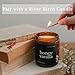 River Birch Decorative Matches in a Bottle with Striker - Cute & Colored Matches - 6 Bottles, Espresso Brown and White, 120 Matches