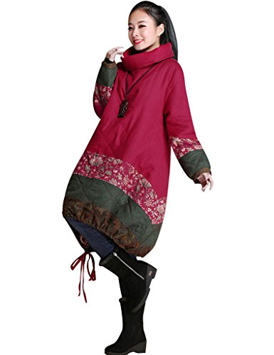 Manteau haut de gamme Youlee col montant et finitions soignées