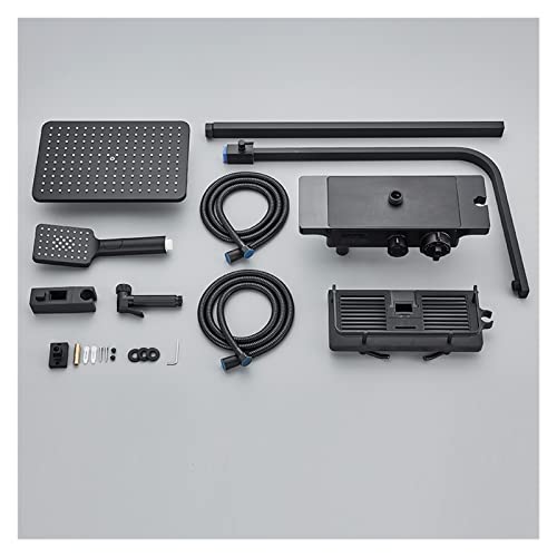 Robinet de douche thermostatique 4 voies avec support de rangement - 8
