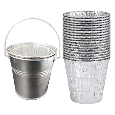 WAITCOOK Smoker-Fetteimer mit Einwegeinsätzen Cover