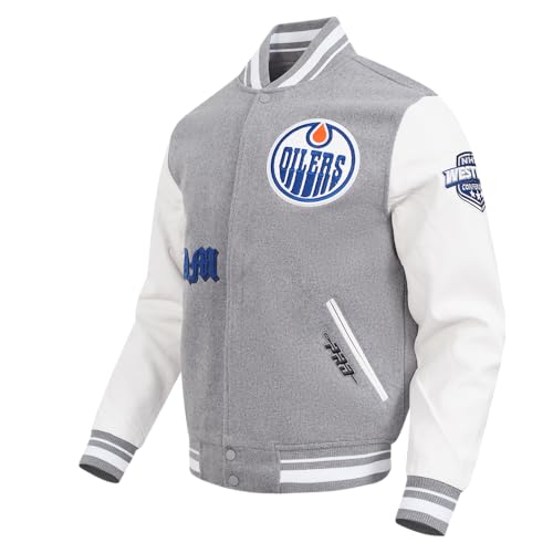 Image of Pro Standard Mens NHL Old English Varsity Jacket