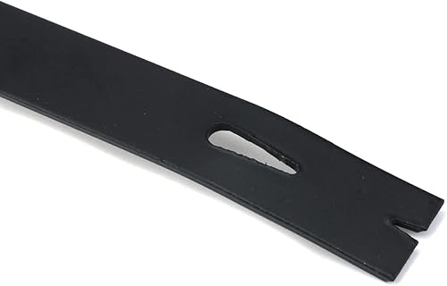 Miniatura 3 de Barra de palanca plana de 2 piezas, barra de garra de acero para palanca, raspar, levantar, tirar, 7 pulgadas (negro)