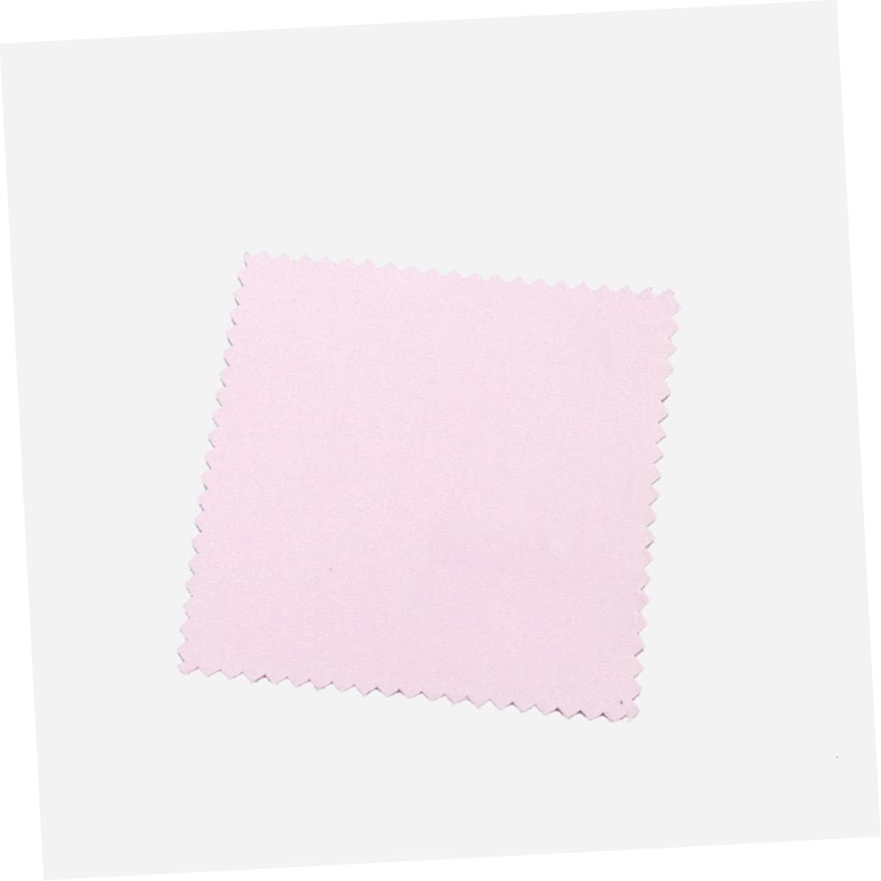 100pcs Jewelry Cleaning Cloth Double Sided Microfiber Silver Polishing Cloth for Jewelry Care for Sterling Silver Platinum and More Practical and Tear Resistant