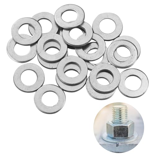 Uskerb 20-Pack M8 Flat Stainless Steel Washers – Precision Fit for Screws, Bolts & Nuts, Rust Resistant