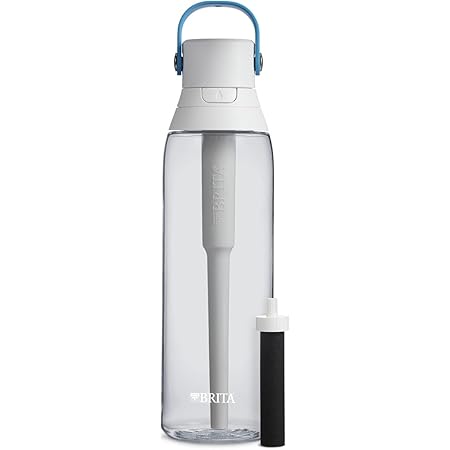 Brita Premium Filtering Water Bottle, 26 Ounce, Clear