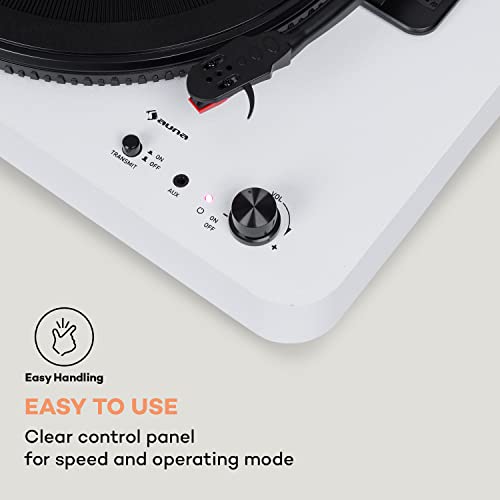 Auna Platine Vinyle Bluetooth, Tourne Disque Vinyle USB avec Haut parleur, Tourne-disques Audio Vinyle 33 tours, Chaine… - Les Beatles, Paul McCartney, John Lennon, RIngo Starr, George Harrison Auna Platine Vinyle Bluetooth, Tourne Disque Vinyle USB avec Haut parleur, Tourne-disques Audio Vinyle 33 tours, Chaine… – Image 7