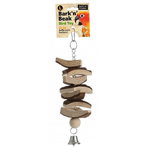 Ruff N Tumble - Juguete Bark N Beak para pájaros (30cm) (Variado)