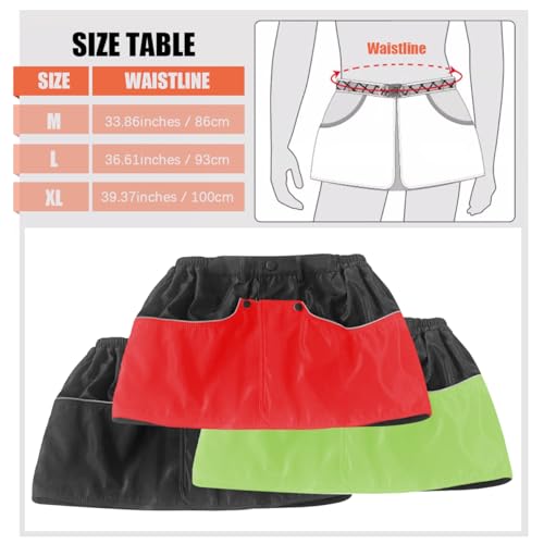 EHERDM Hundetrainer-Schürze mit Mehreren Taschen und Hüftgurt, verstellbare Hundetrainingshose, wasserdichte Hundetrainingshose, Hundehandler-Kleidung für Outdoor-Trainingsaktivitäten, Schwarz, XL