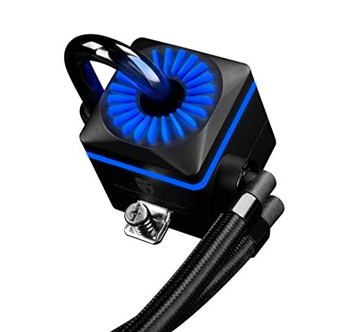 DEEPCOOL Captain 240 RGB V2, AIO Liquid CPU Cooler, Anti-Leak Technology Inside, Sync RGB Waterblock and Fans with Cable Controller or MB with 12V 4-pin RGB Header, TR4/AM4 Supported, 3-Year Warranty