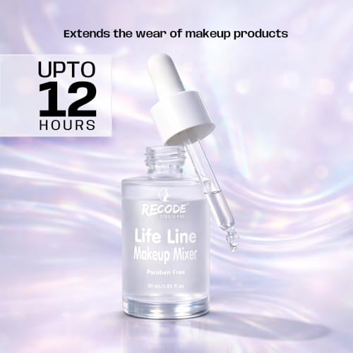 Image of Recode Life Line Makeup Mixer 30ml | Long Lasting | Waterproof | Brings Life to Old Makeup Products