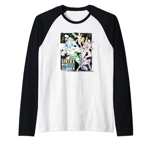 T-shirt Raglan Avengers Marvel Multicolore Mode Streetwear Homme