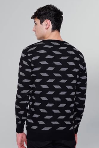 Image of GODFREY Full Sleeve Woolen Sweater for Man Winter Wear - Round Neck Pullover Regular Fit