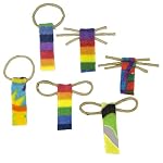 CAT Dancer Products Cat Chaser with Colorful Fleece, Interective Toy for Exercise (Pack of 6), 4 x 1.5 x 1 inches - Image 5