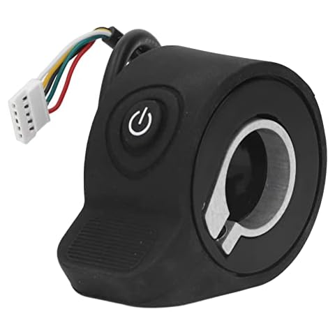 Electric Scooter Throttle Speed Control, Electric Scooter Throttle Accelerator Abs Single Button Easy Install, Electric Scooter Thumb Throttle Replacement With Raised Stripes For Electric Scooter Cover