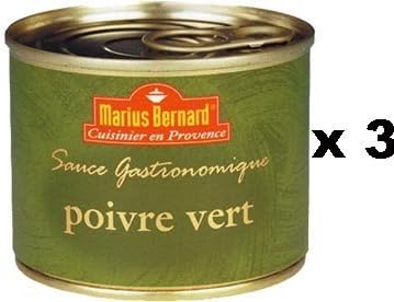 Marius Bernard Green Pepper Sauce - x 3 cans