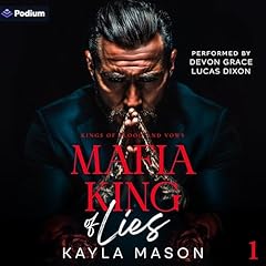 Mafia King of Lies Audiolibro Por Kayla Mason arte de portada