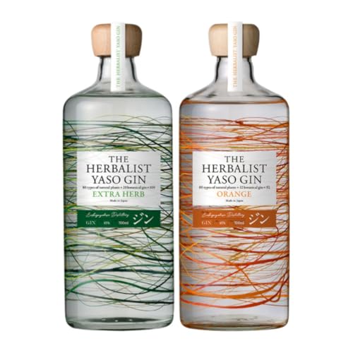 THE HERBALIST YASO GIN EXTRAHERB・ORANGE 700ml 2本セット お酒 新潟クラフトジン 新潟 新潟県産 にいがた 上越 上越産