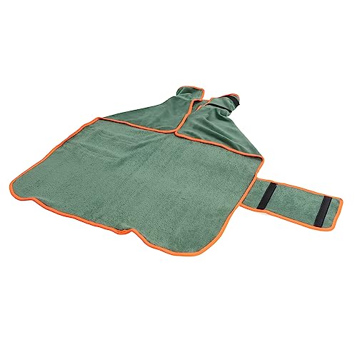 Roupão Absorvente para Cães, Toalha de Secagem Com Velcro Ajustável, Roupão de Algodão para Animais