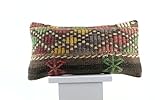 Funda de Cojín Kilim Funda de Cojín Kilim 20x40 cm Kilim Cojines Funda de Cojin Etnico Kilim Hecha a Mano Almohada Kelim E726
