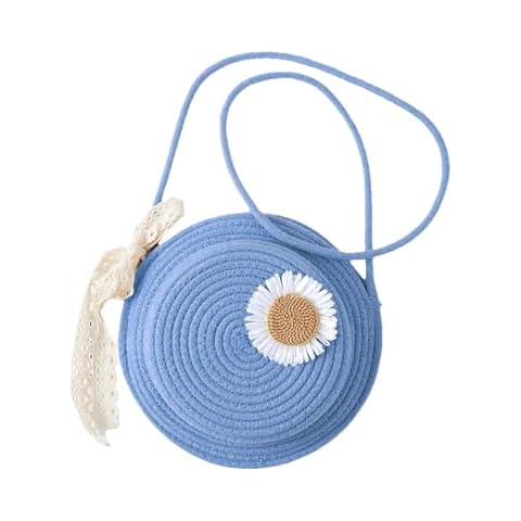 FEMONGY Children's Floral Braided Shoulder Bag Cover