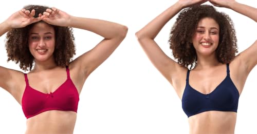 Image of Lyra Women's Non-Padded Secret Support Full Coverage Bra (Pack of 2)