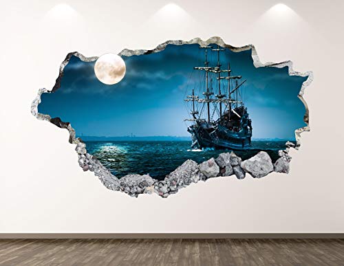 Vinilo Decorativo Pared Pirata 30 in x 18 in