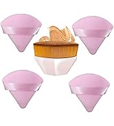 5 Pcs Powder Puff Makeup Puff Triangle Powder Puff Soft Powder Sponge Reusable Triangle Sponges a...