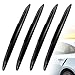 Produktbild Auto Türkantenschutz Aufkleber 4Pcs Gummi Türkantenschoner Stoßschutz Universal Autotür Kantenschutz Schwarz Selbstklebende Auto Türkantenschoner Auto Antikollisionsstreifen