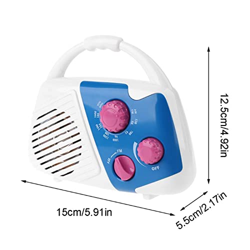 AM/FM Badkamer Radio Douche Luidspreker hangend - 3AAA batterij gevoed (FM Radio) Happy Life - Image 8