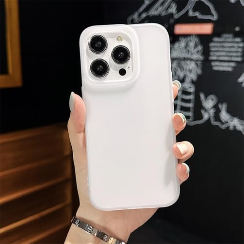 Coque iPhone 15 anti-chute et transparente pour votre quotidien actif blanc