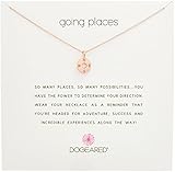 Dogeared Going Places Compass Disc Chain Necklace
