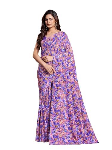 Image of Garden Vareli Art Silk Abstract Printed Saree