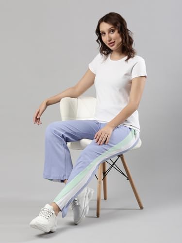 Image of Femmora Relax Fit Track Pant with Abstract Print, Breathable Soft Cotton Fabric with Drawstring Waistband Closure and 2 Side Pockets, for Women,Pack of 1