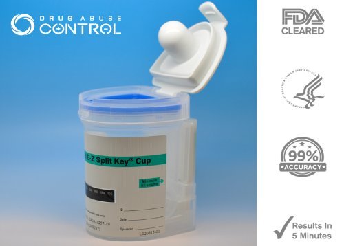 5-Panel EZ Cup Drug Testing Kit(COC+AMP+mAMP+TCH+OPI)