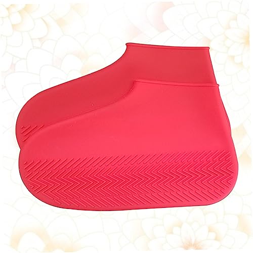 Cubiertas de zapatos de silicona Gatuida protectoras antideslizantes para actividades al aire libre, color rojo miniatura 5