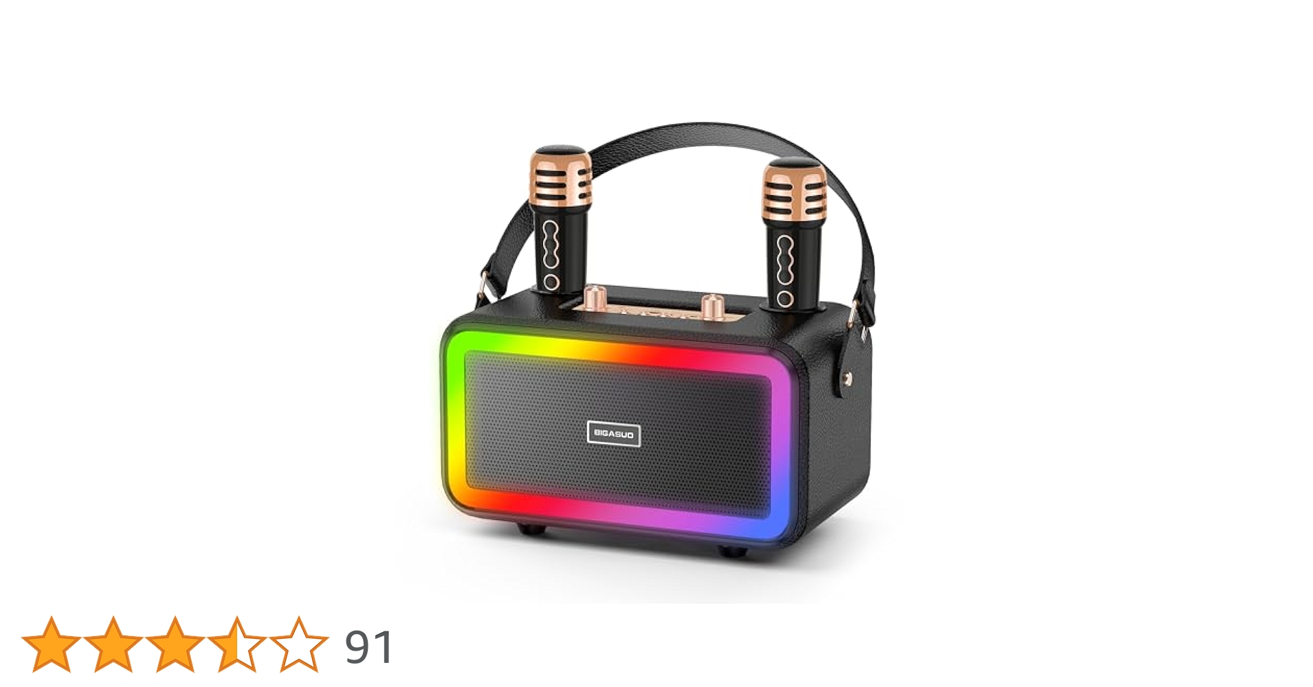 Bigasuo カラオケスピーカー ワイヤレスマイク付き Amazon | カラオケセット家庭用 BIGASUO ワイヤレスマイク