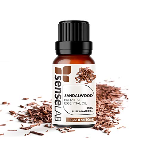 Sandalwood Essential Oil - Made in India - 100% Pure Extract Sandalwood Oil Therapeutic Grade (0.33 Fl Oz / 10 ml)
