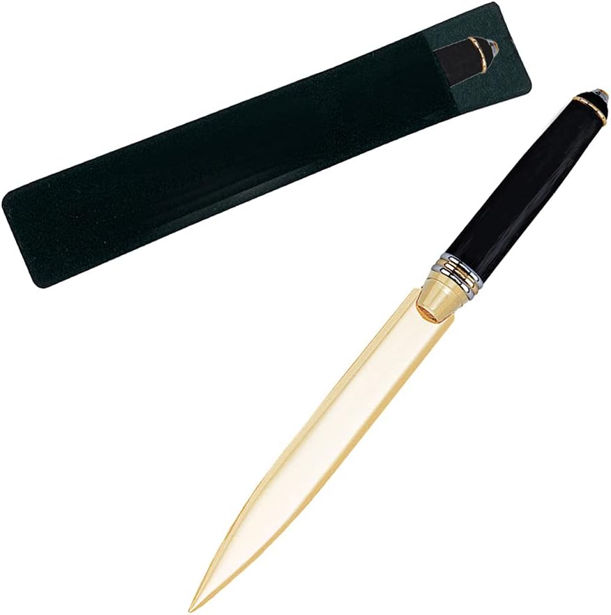 Classy Luxury Matte Black Letter Opener