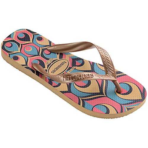 Chinelo Top Spring, Havaianas, Feminino, Dourado, 37/38