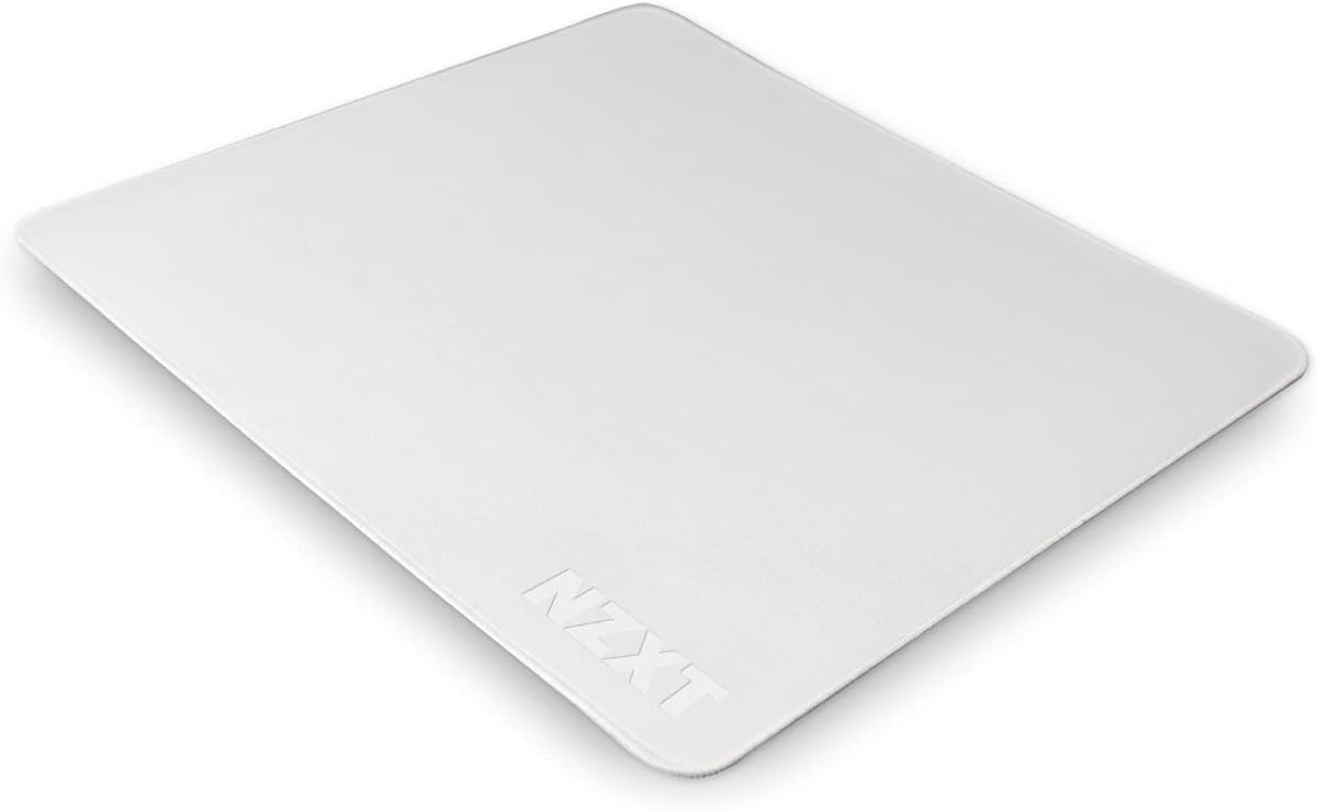 Alfombrilla de Ratón MMP400 - MM-SMSSP-WW - 410MM X 350MM - Revestimiento Resistente a Manchas - Superficie de Baja Fricción - Superficie Suave y Lisa - Base de Goma Antideslizante - Blanco