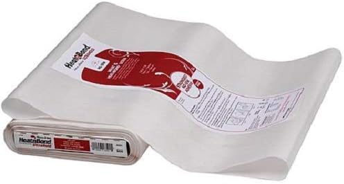 Heat n Bond Ultra Hold Iron on Double Sided Adhesive 17"/43cm wide (Pre-Cut 1mtr/39 piece)