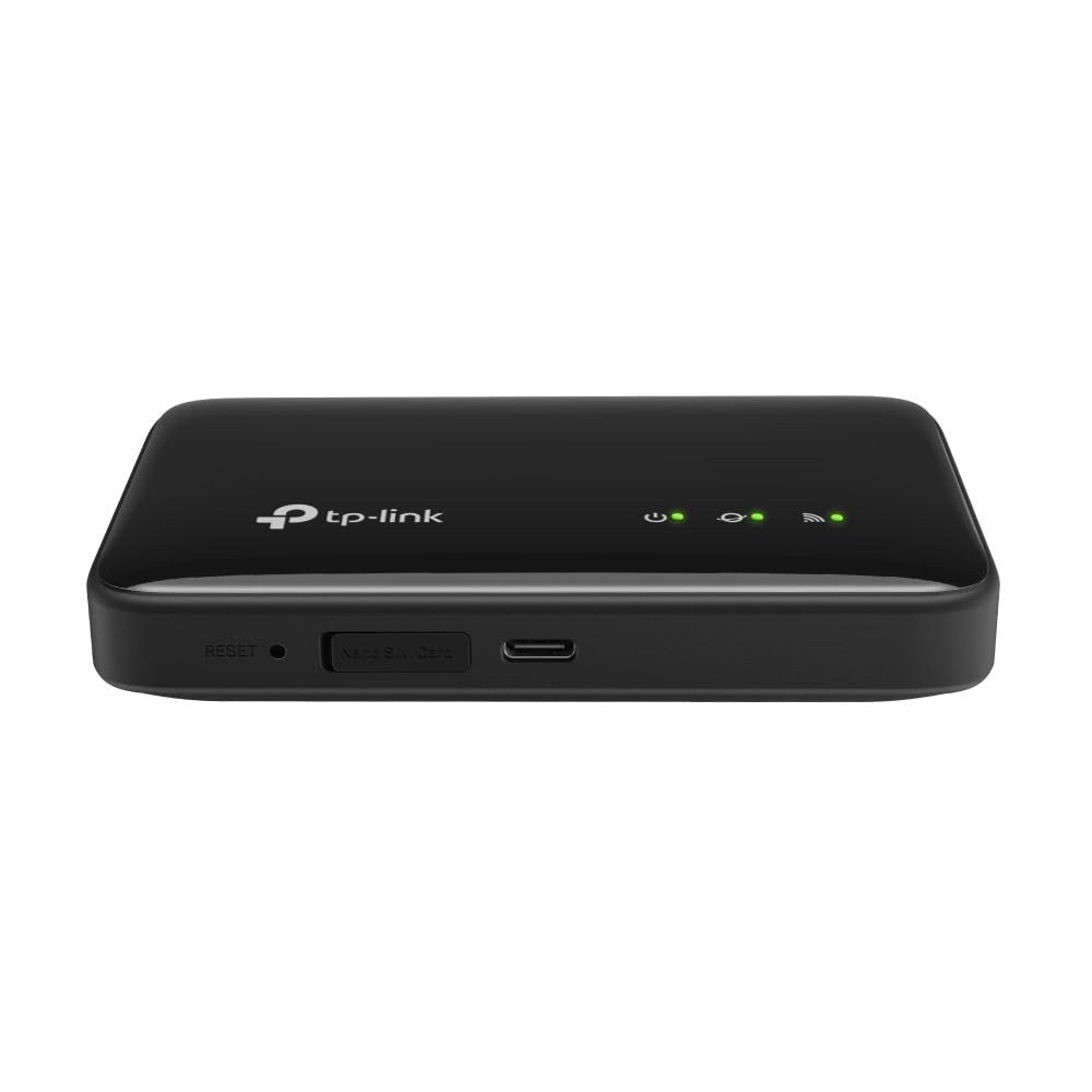 TP-Link M7005 Mobiler 4G LTE WLAN Router Wi-Fi 6 AX300, bis zu 150 Mbit/s Download & 50 Mbit/s Upload, verbindet bis zu 10 Geräte gleichzeitig, kompatibel mit den meisten Mobilfunknetzen