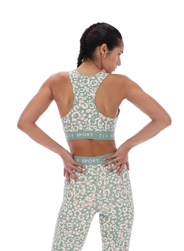 Soutien-Gorge Dos Nageur Ted Baker Sport Pansy Vert XL aux Finitions Premium