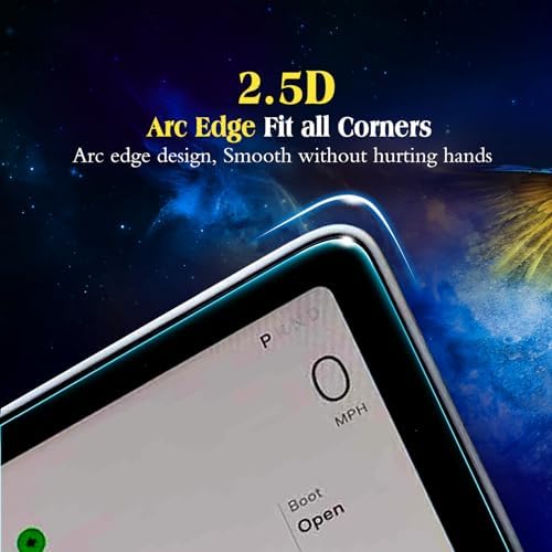 2026 Escalade Screen Protector 2025 PET Film for 2025 2026 Escalade 55Inch Diagonal HD Curved Front Display & Center Control Display Screen HD Clear Full Coverage Protection 2026 Escalade Accessories — view 3