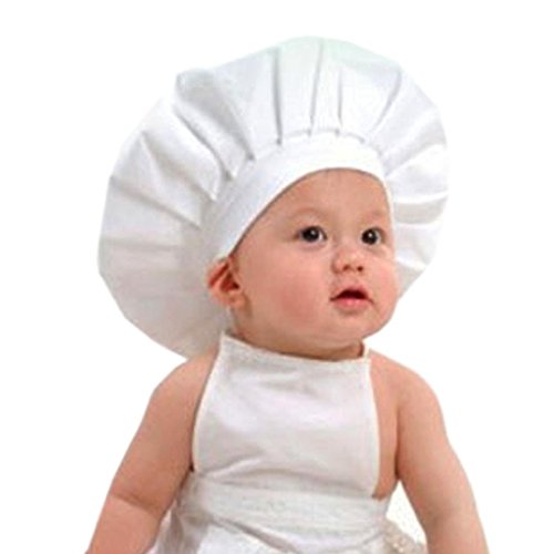 Demarkt Bebé Cocinero muy lindo traje blanco apoyo de la fotografía